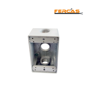 CAJA RECTANGULAR CONDUIT TIPO RAWELT x 3 SAL