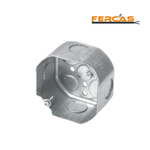 TAPA OCTOGONAL METÁLICA TROQ. 1.27mm