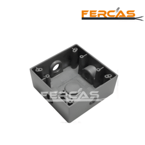 Caja cuadrada de aluminio 1" x3 SAL