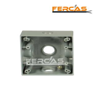 Caja cuadrada de aluminio 1" x5 SAL