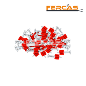 Clavos de disparo rojo 1"