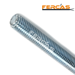 Sparrago roscado zincado 1/2" x 1. MT