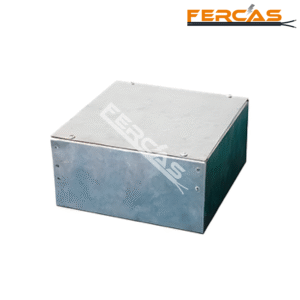 Caja de pase 4X4X2 10X10X5m ciega espesor 1/20